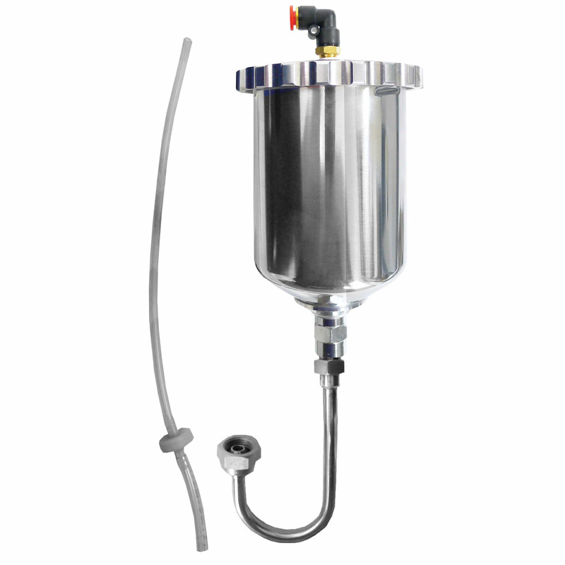 400cc Aluminum U-tube Gravity Feed Conversion Cup Assembly-For M- Model